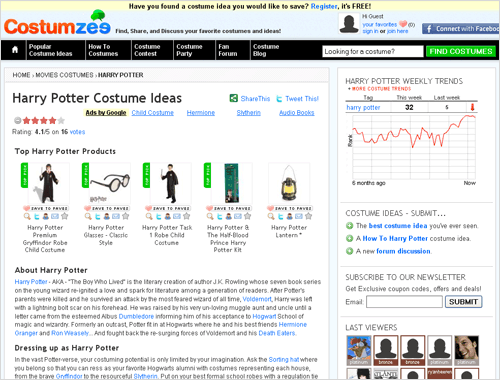Comparison Shopping Affiliate