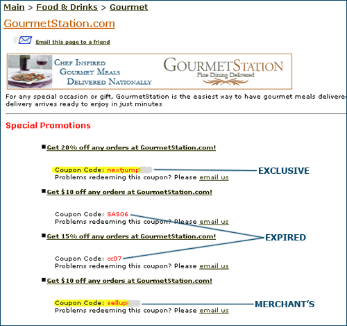 Affiliate Using Coupons