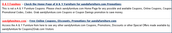 Pseudo-couponing