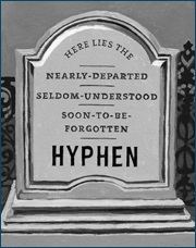 Hyphen's grave