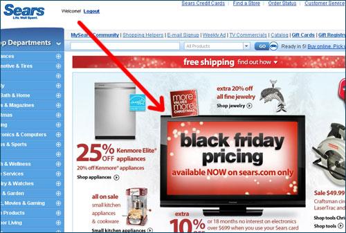 Sears Black Friday Deals