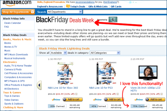 Amazon Black Friday Deals