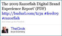 Digital Brands Report tweet
