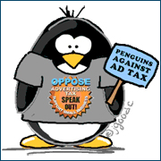 Penguins against Ad Tax
