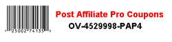 Post Affiliate Pro Coupons Feature