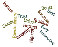 Most overused words in affiliate marketing