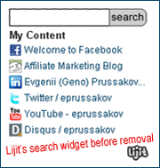 Lijit's Search Wijit