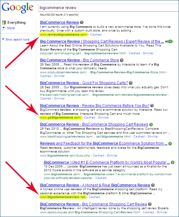 Affiliate websites with merchant's trademark in domain names