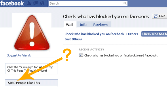 Facebook's "like" function abused