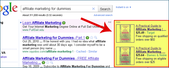 Google product ads
