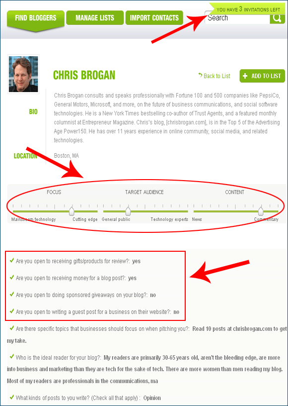 BlogDash - Chris Brogan profile