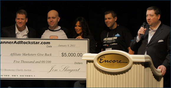 Check to Affiliate Marketers Give Back