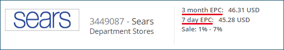 Sears EPC