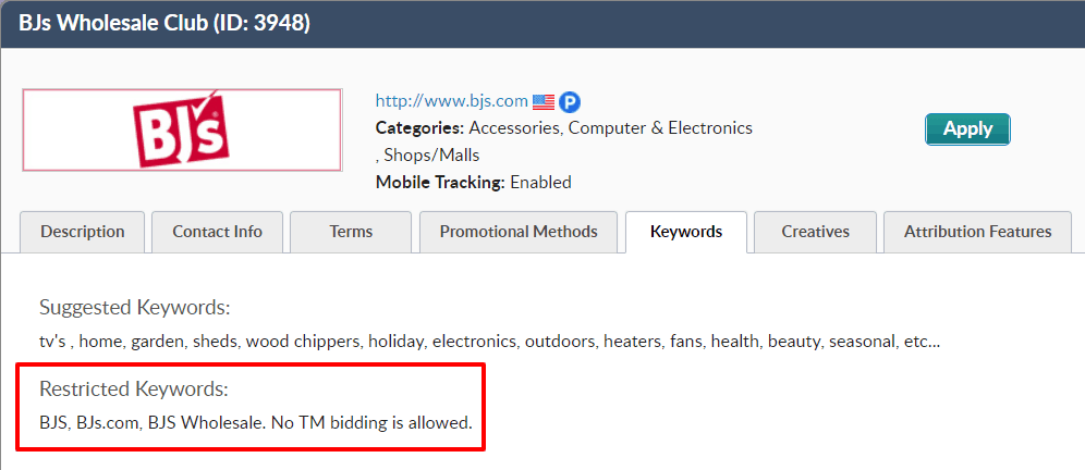 Pepperjam affiliate program management