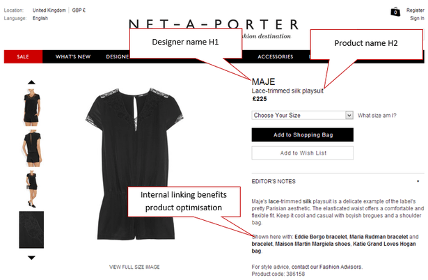 Ecommerce Product Page Example 2019