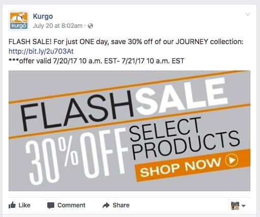 Facebook Promotional Ad