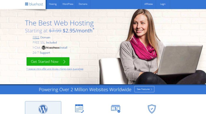 Bluehost affiliate program