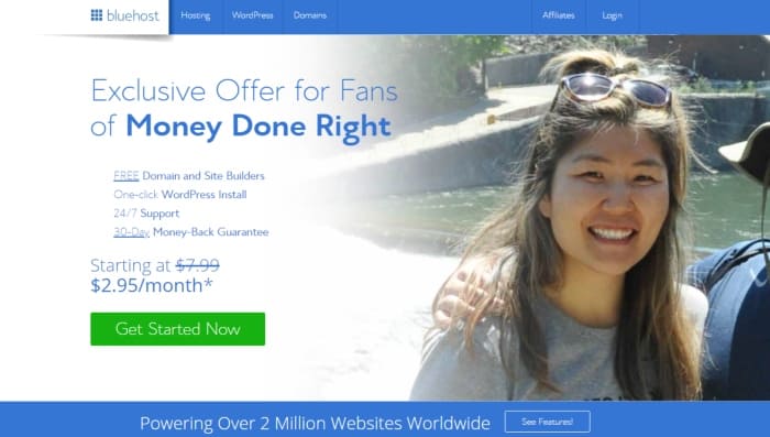 Co-branded affiliate landing page