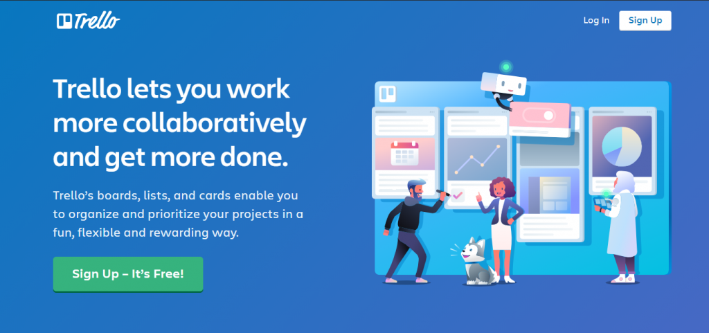 Trello call-to-action button