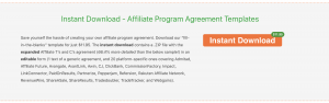Affiliate Program Agreement Template promotion