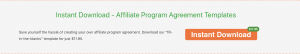 Affiliate Program Agreement Template promotion