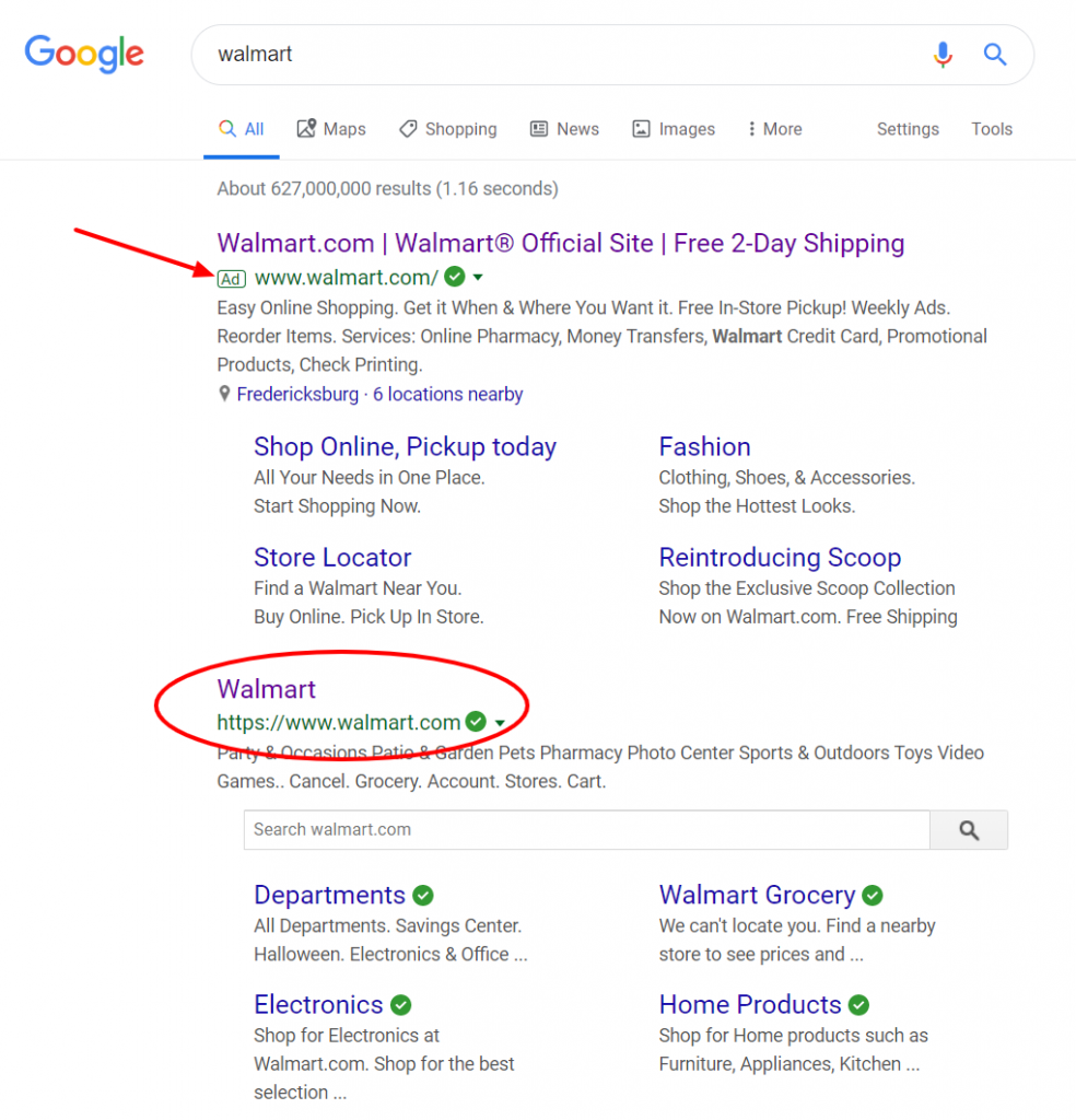 Walmart paid search